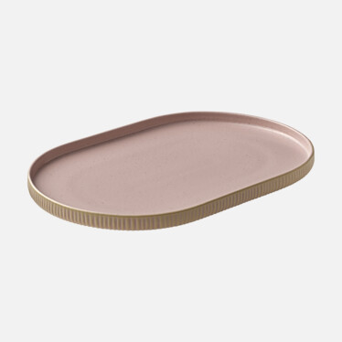 NARA - Platter oval embossed