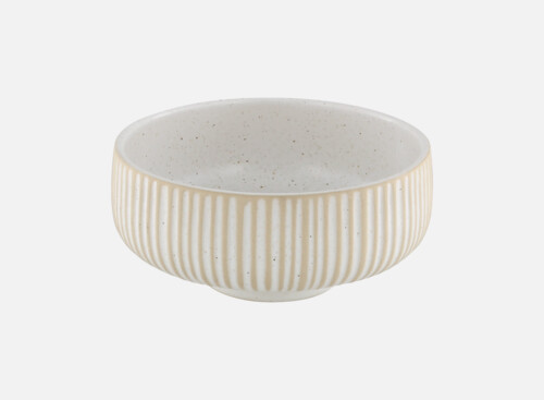 Schale rund Relief weiß/white 12cm/0.33l