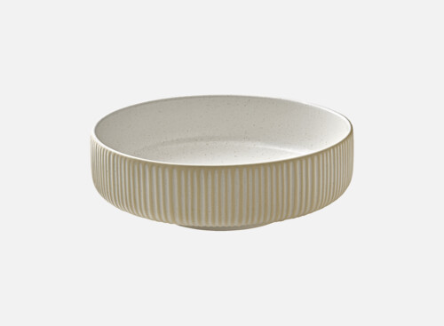 Schale rund Relief weiß/white 12cm/0.33l