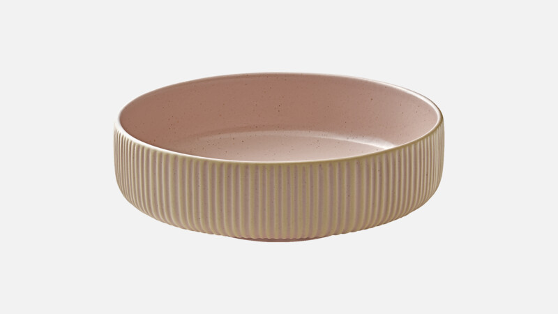 NARA - Schale rund Relief - rosé 12cm/0.33l