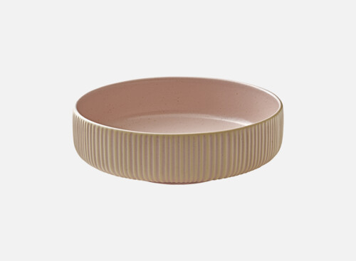 Schale rund Relief rosé 12cm/0.33l