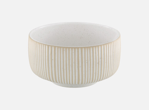 Schüssel rund Relief weiß/white 15cm/0.88l