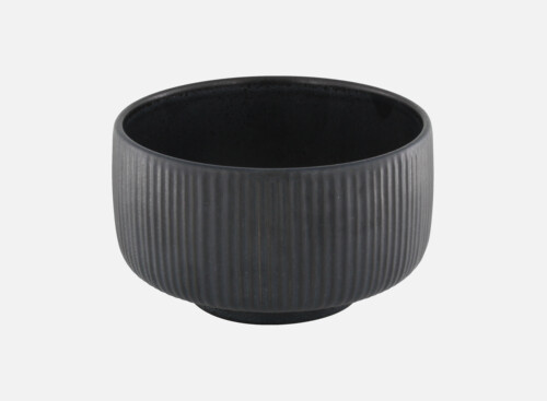 Schüssel rund Relief schwarz/black 15cm/0.88l