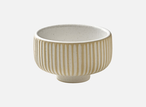 Small dish round embossed weiß/white 8cm/0.12l