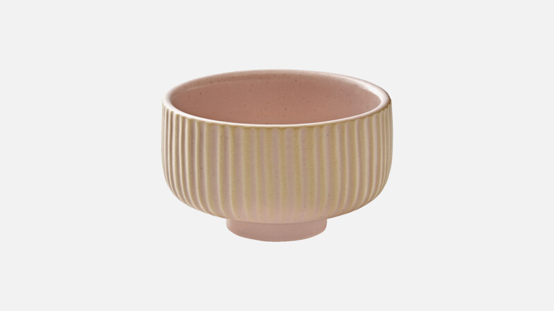 NARA - Schälchen rund Relief - rosé 8cm/0.12l