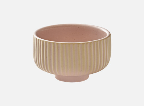 Small dish round embossed rosé 8cm/0.12l