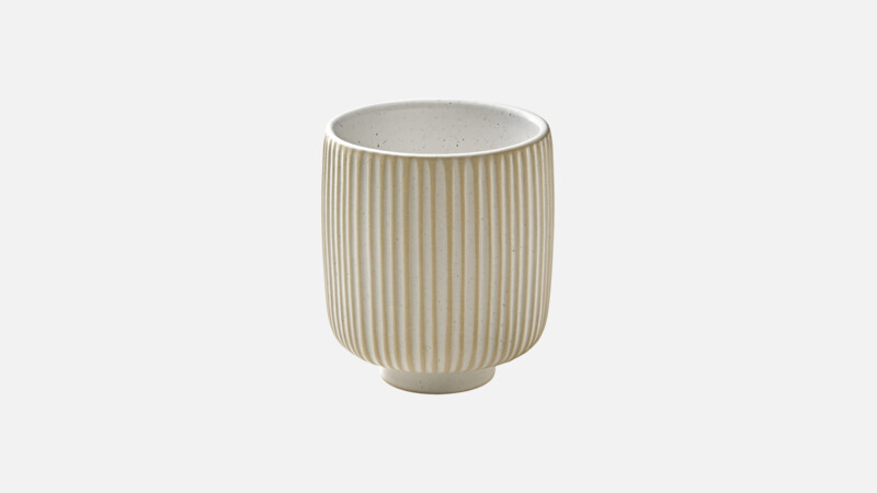 NARA - Becher Relief - Kaffeebecher weiß/white 0.30l