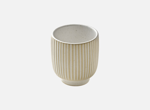 Cup embossed weiß/white 0.10l