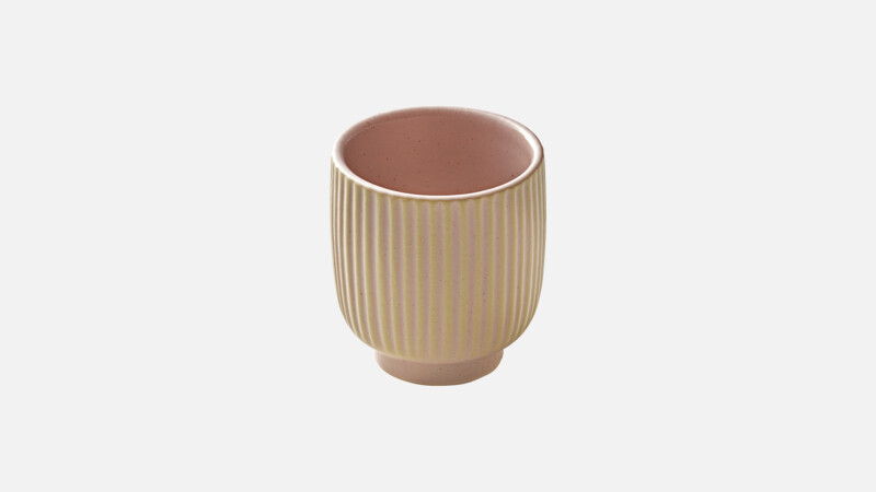 NARA - Obertasse Relief - Espressotasse rosé 0.10l