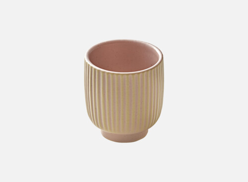 Cup embossed rosé 0.10l