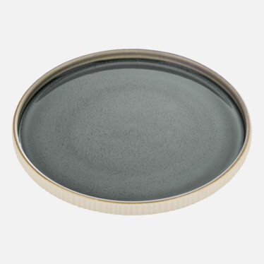 NARA - Teller flach rund Relief