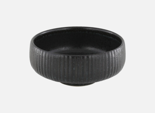 Schale rund Relief schwarz/black 12cm/0.33l