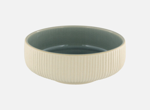 Schüssel rund Relief grau/grey 16cm/0.71l