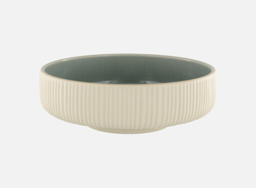 Schüssel rund Relief grau/grey 21cm/1.46l