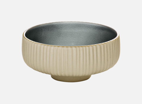 Bowl round embossed grau/grey 21cm/1.46l