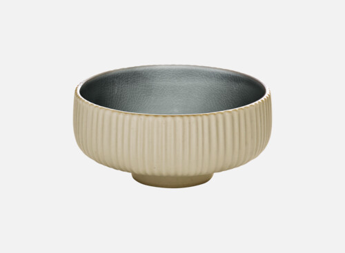 Small dish round embossed grau/grey 8cm/0.12l