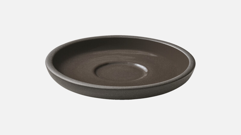 RENEW - Untertasse rund - taupe 11cm