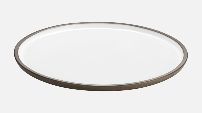 RENEW - Plate flat round coupe - Dinner plate weiß/white 28cm