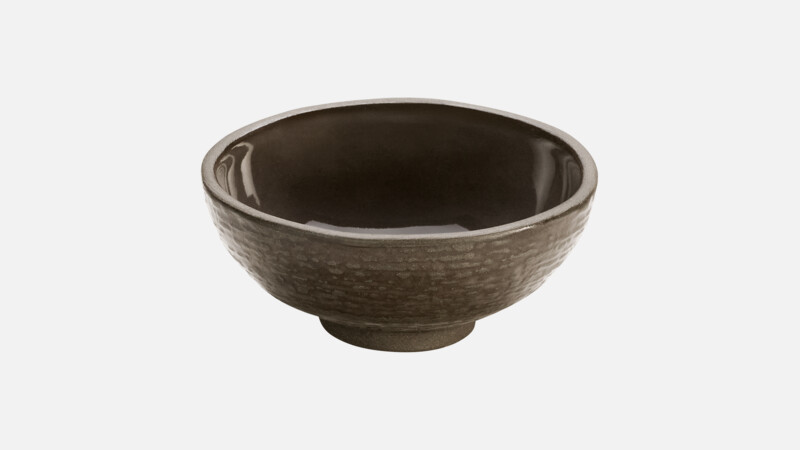 RENEW - Schälchen rund Struktur - taupe 9cm/0.10l