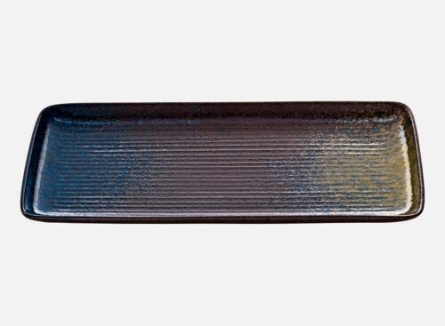Platter rectan. embossed 27x12cm