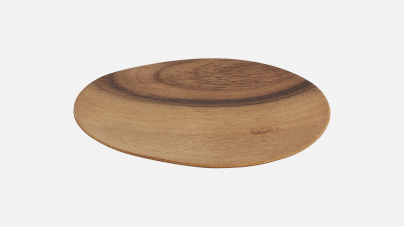 SPOTLIGHTS - Teller flach asymmetrisch - 16x15cm
