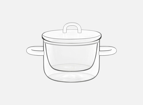 Serviertopf mit Deckel 9.5cm