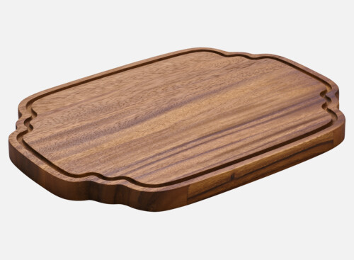 Serving board with grooves 33x24cm