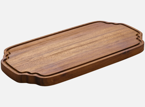 Servierbrett mit Rillen 36x18cm