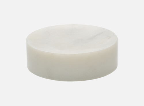 Plateau rund weiß/white 13cm