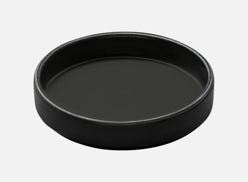 Cocotte Deckel/Teller schwarz/black 14cm