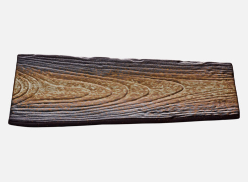 Platte eckig Struktur 28x16cm