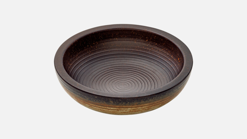 TERRA - Bowl round embossed - 13cm/0.27l