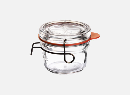 Clamp lid jar 125ml