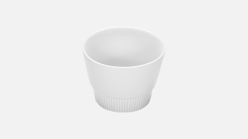COFFEE TASTING - Bowl rund stapelbar Relief - 9cm/0.19l