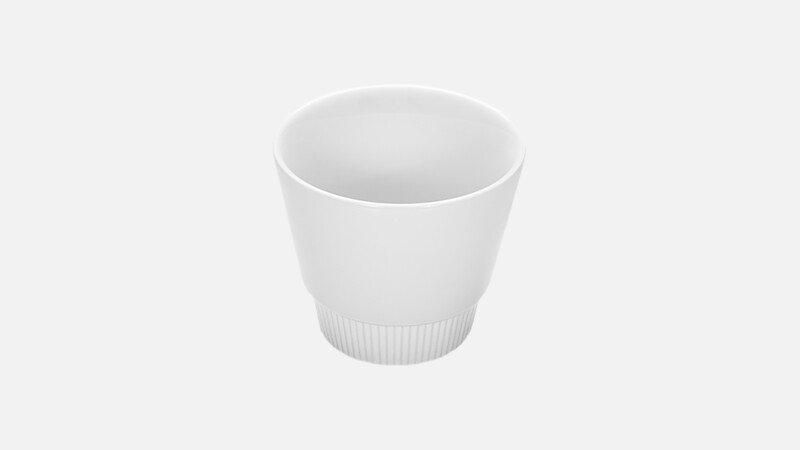 COFFEE TASTING - Bowl rund stapelbar Relief - 9cm/0.24l