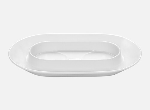 Untertasse oval 19x12cm