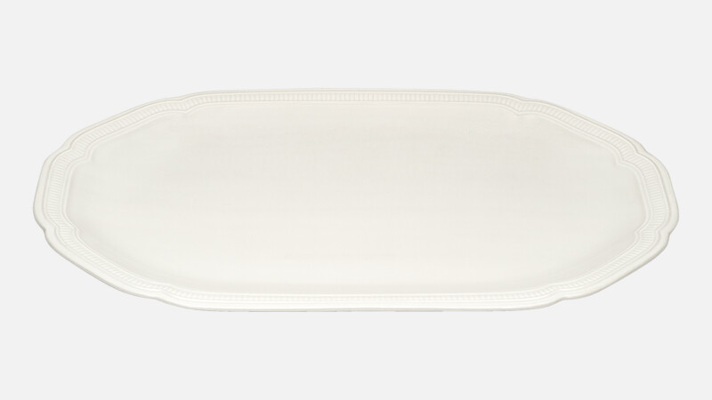 Ovale Coupeteller mit Relief