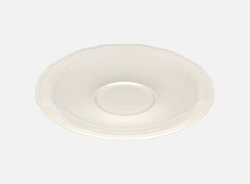 Saucer round embossed 13cm