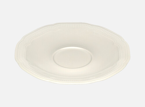Combi saucer round embossed 16cm