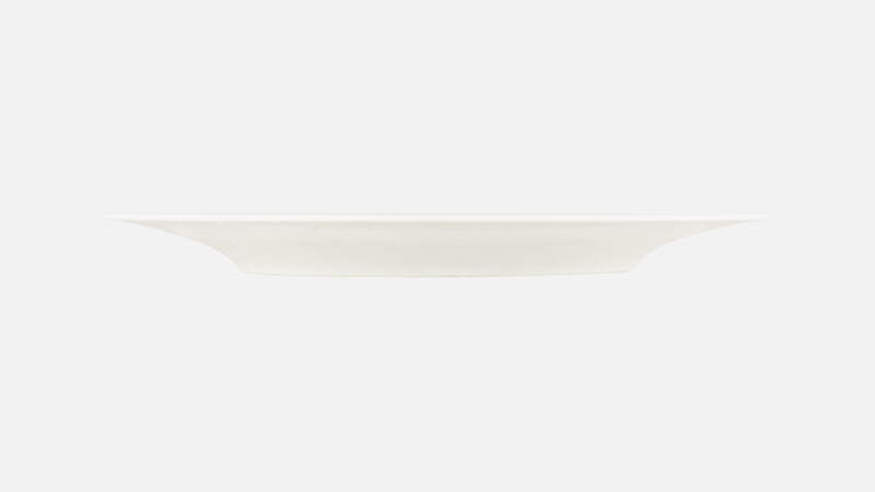 Plat rond bord met rand geribbeld 23,3 cm - variant-extra-9 82 0073 62 000000-1
