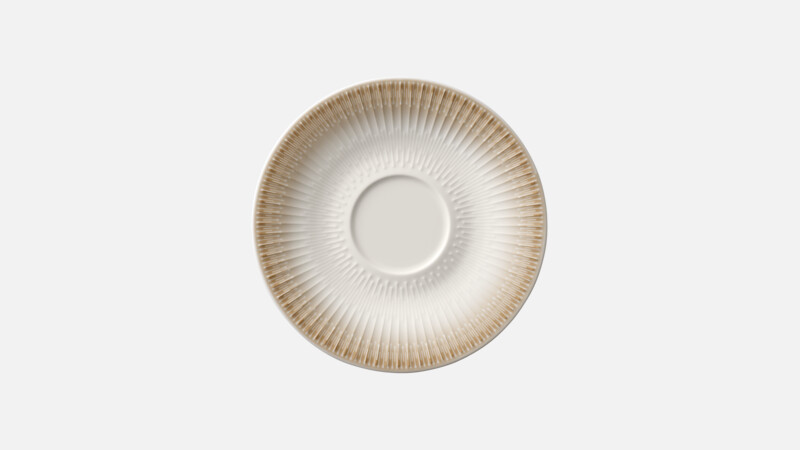 DELIGHT VIBES - Kombi-Untertasse rund Relief - 16cm