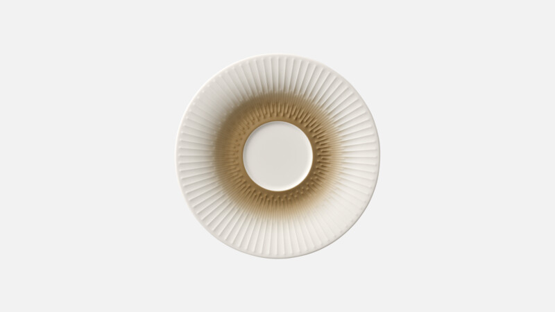 DELIGHT VIBES - Kombi-Untertasse rund Relief - 16cm