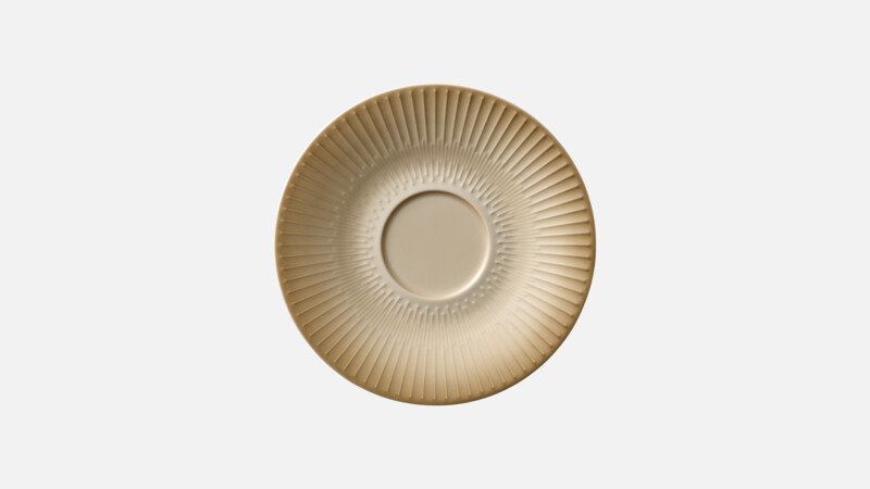 DELIGHT VIBES - Kombi-Untertasse rund Relief - 16cm