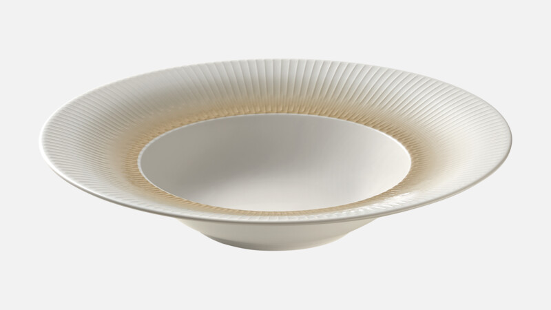 DELIGHT VIBES - Teller tief rund Fahne Relief - Pastateller 28cm