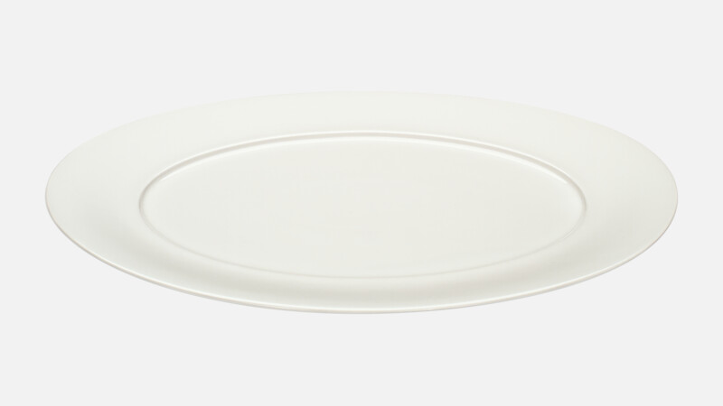 DELIGHT - Platte oval Fahne - Servierplatte 34x23cm