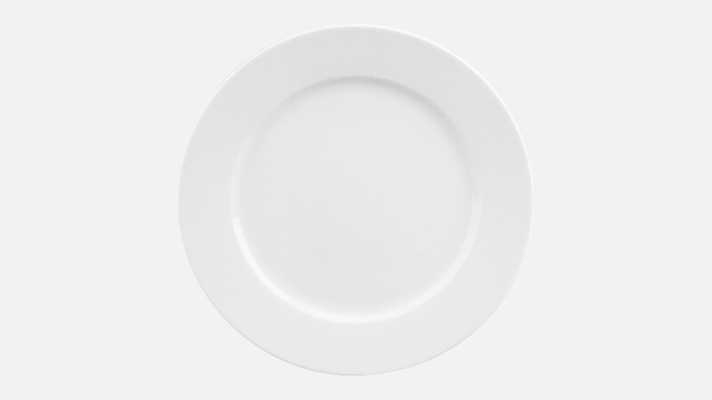 Flacher runder Teller mit Rand 28,8 cm