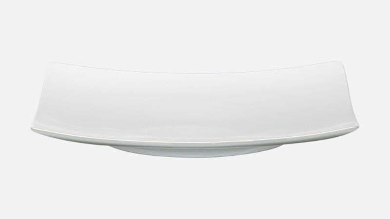 FINE DINING - Plate flat square coupe - Dinner plate 27cm