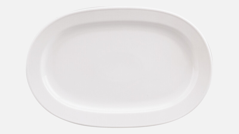 FORM 98 - Platte oval Fahne - Servierplatte 38x26cm