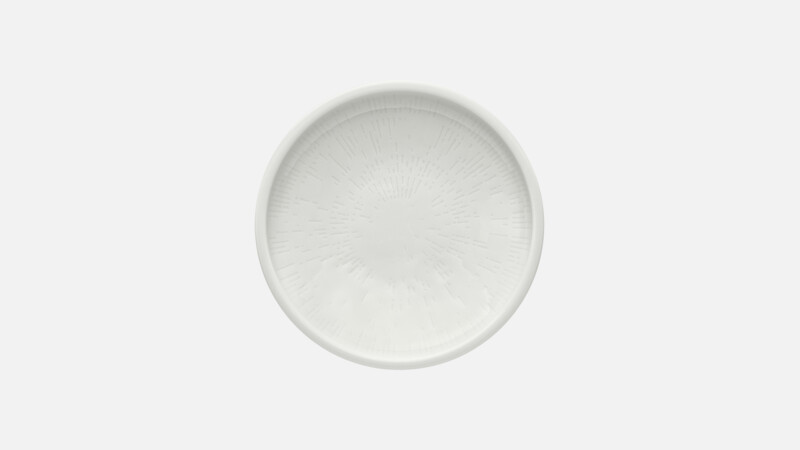 Plate deep round coupe structure 15.2 cm