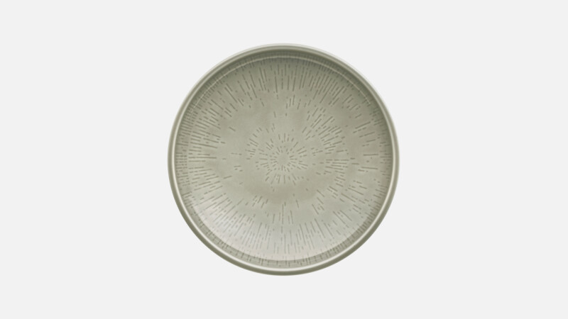 Plate deep round coupe structure 21.0 cm